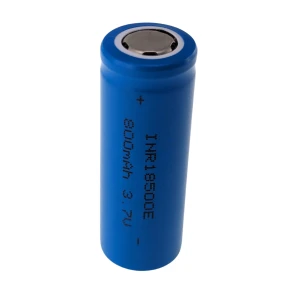 Bateria recarregável 18500 800mAh 3.7V Li-Ion para dispositivos portáteis