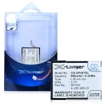 Bateria Sony PSP E1004 900 mAh preta compatível com PSP Street E1000, E1002, E1008