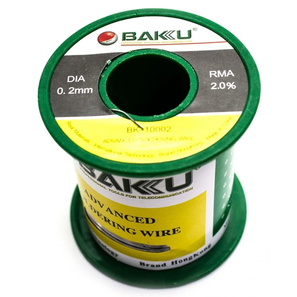 Bobina de solda 0,2mm 100 gramas sem chumbo para soldadura eletrónica