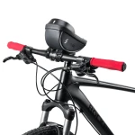 Bolsa suporte telemóvel bicicleta com ecrã tátil e pala solar 0.5L