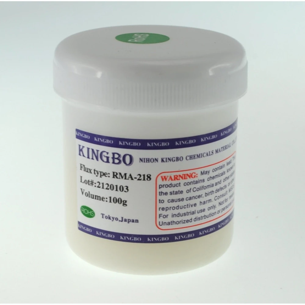 Bote 100gr Kingbo RMA-218 flux para soldadura e dessoldagem