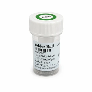Frasco bolas de estanho com chumbo 0,25mm 250.000 unidades para soldadura BGA