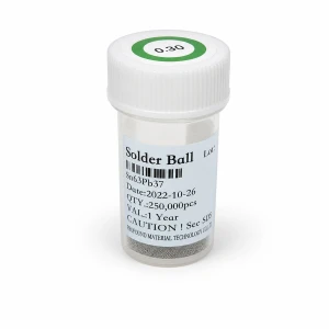 Frasco bolas de estanho com chumbo 0,30mm 250.000 unidades para soldadura BGA
