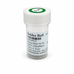 Frasco bolas de estanho com chumbo 0,35mm 250.000 unidades para soldadura BGA