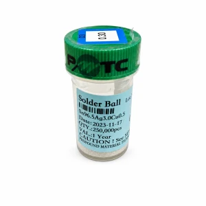 Frasco bolas de estanho sem chumbo 0,30mm 250.000 unidades para soldadura BGA