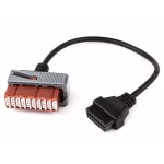 Cabo adaptador OBD2 30 pin para Citroen e Peugeot 106, 206, 306, 406