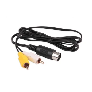 Cabo AV Sega Megadrive 1 para Genesis 1 e MasterSystem 1 compatível e fiável