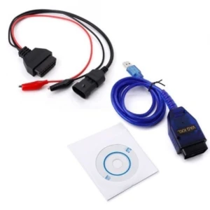 Cabo de diagnóstico Fiat 3 pin OBD2 KKL VAG 409.1 USB com interface Alfa Fiat