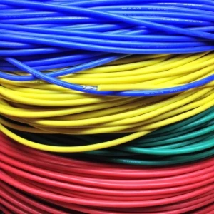 Cabo flexível de silicone 16AWG vermelho até 200º e 3kV para testes elétricos