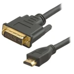 Cabo HDMI para DVI de 24 pinos e 1.8 metros Dual Link para PS3