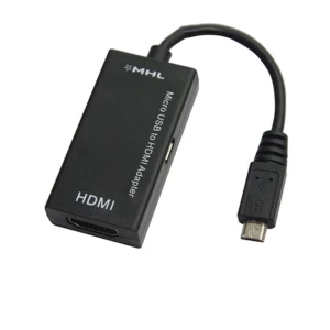 Cabo MHL MicroUSB para HDMI para ligar telemóvel à TV com áudio e vídeo HD