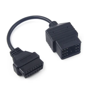 Cabo OBD1 para OBD2 compatível com Toyota - Adaptador diagnóstico 17Pin para 16Pin