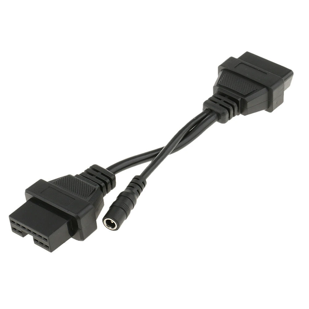 Cabo OBD1 para OBD2 para Mitsubishi e Hyundai - Adaptador Diagnóstico 12Pin a 16Pin