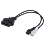 Cabo OBD2 2x2 para 16 Pin compatível com VW Audi Seat Skoda VAG Adaptador