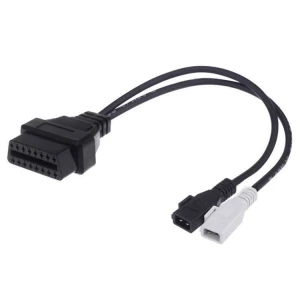 Cabo OBD2 2x2 para 16 Pin compatível com VW Audi Seat Skoda VAG Adaptador