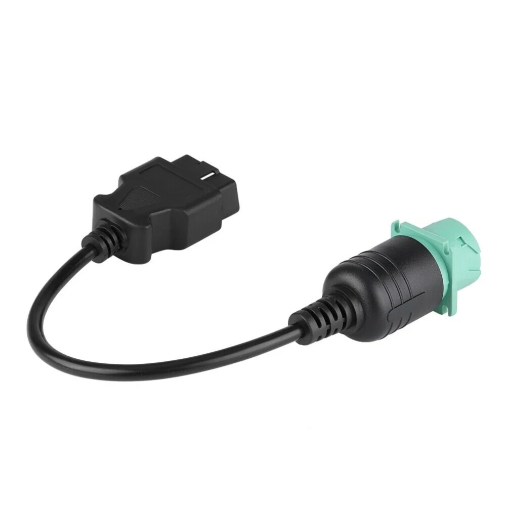 Cabo OBD2 9 Pin para 16 Pin para Camião Cummins - Adaptador de Diagnóstico Profissional