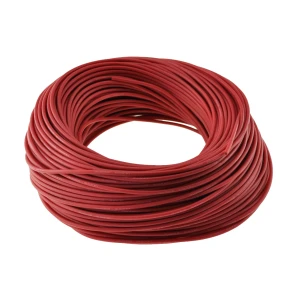 Cabo de silicone 14awg 200 graus vermelho flexível e resistente até 600v