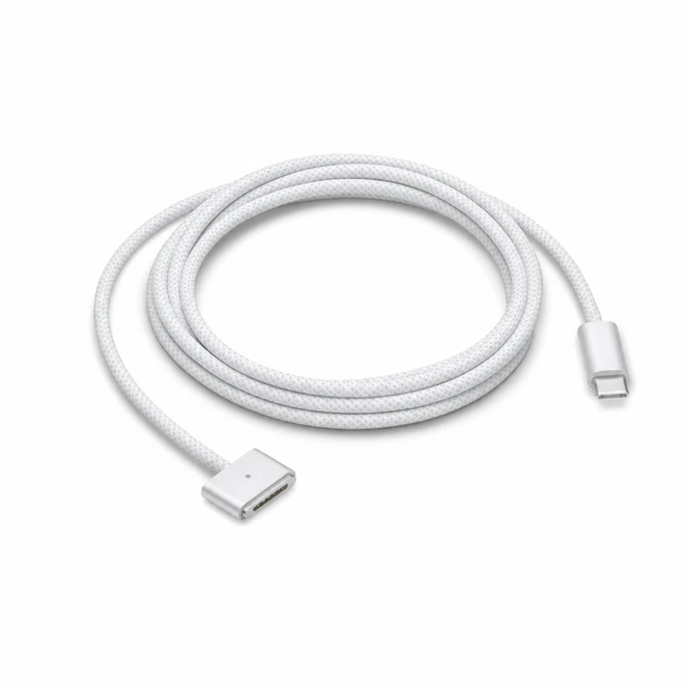 Cabo USB-C para MagSafe 3 140W MacBook Pro e Air - 2 m trançado, White