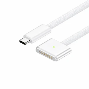 Cabo USB-C para MagSafe 3 140W MacBook Pro e Air - 2 m trançado, White