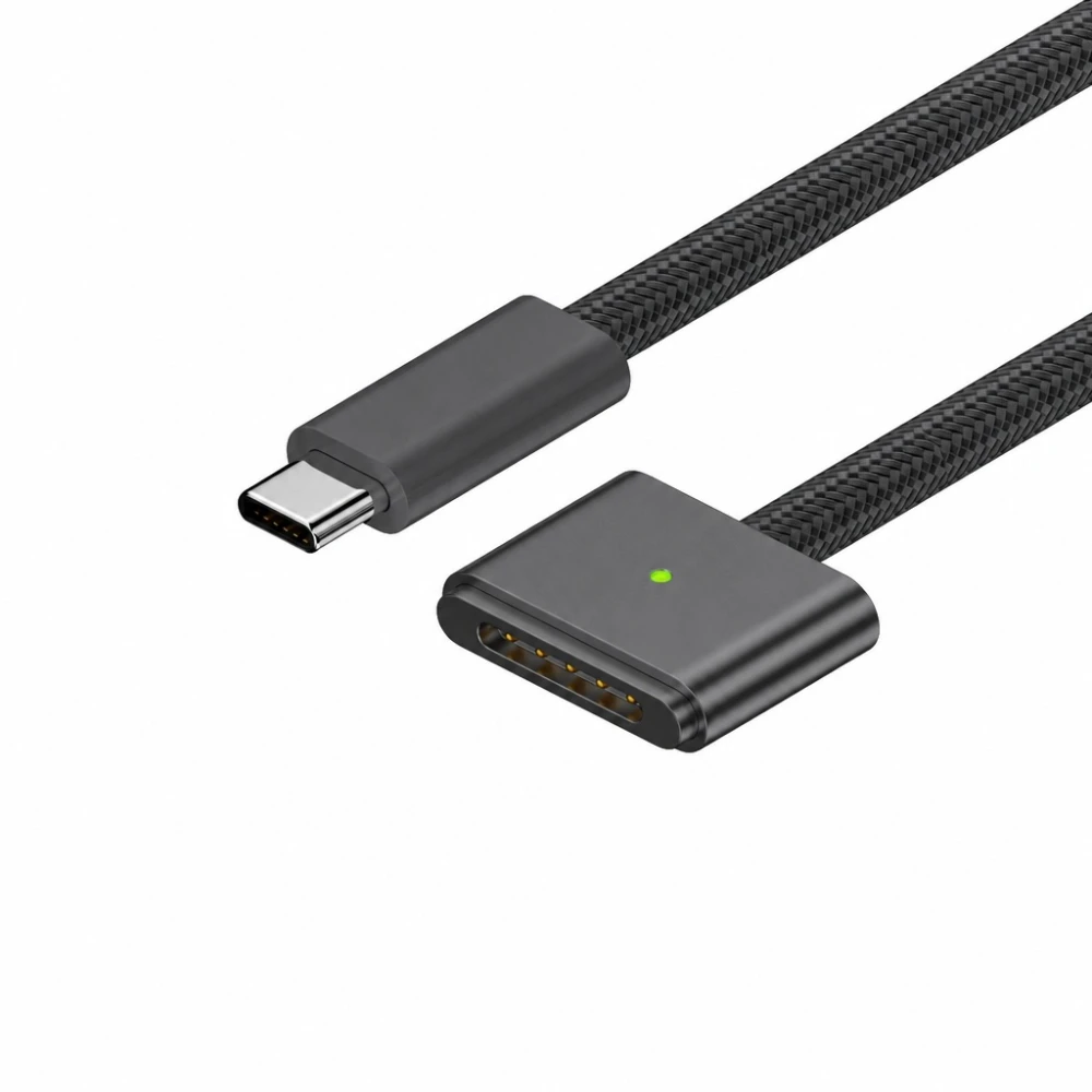 Cabo USB-C para MagSafe 3 140W MacBook Pro e Air - 2 m trançado, Space Grey