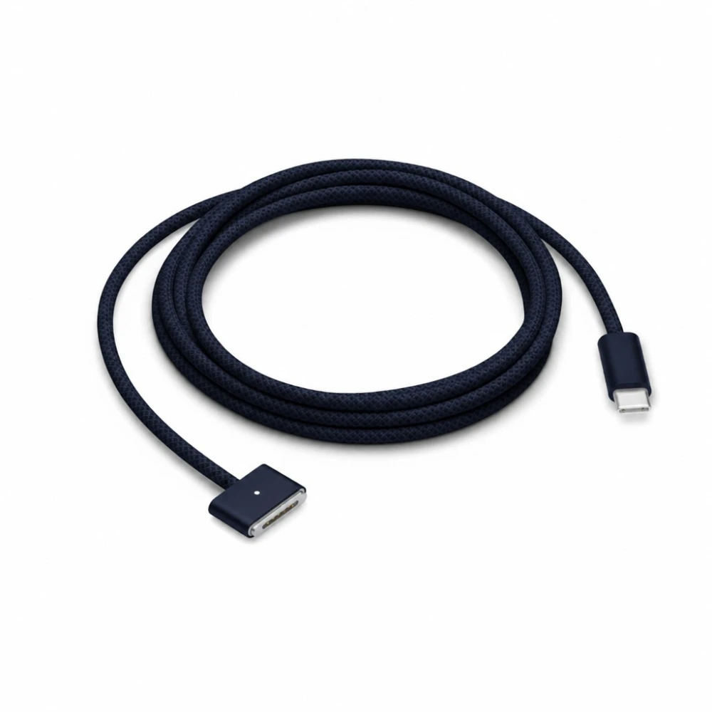 Cabo USB-C para MagSafe 3 140W MacBook Pro e Air - 2 m trançado, Midnight