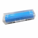 Caixa Porta-Pilhas 1× 18650 Plástico Transparente Antipoeira Proteção Individual