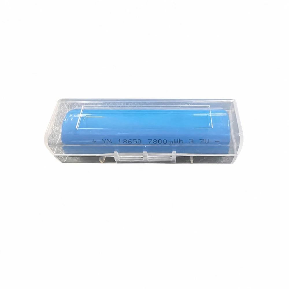 Caixa Porta-Pilhas 1× 18650 Plástico Transparente Antipoeira Proteção Individual
