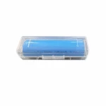 Caixa Porta-Pilhas 1× 18650 Plástico Transparente Antipoeira Proteção Individual