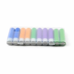 Wentai Caixa Suporte Porta-Pilhas 10× 18650 Plástico Transparente Grande Capacidade