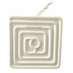 Aquecedor IR cerâmico 12x12cm 600w branco para estações de soldadura Mlink