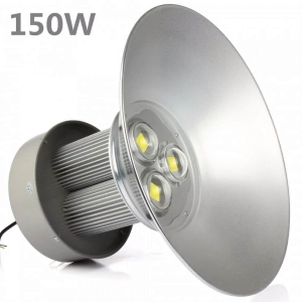 Campânula Industrial LED 150W 6000K Luz Branca PF 0,95 Potência Real