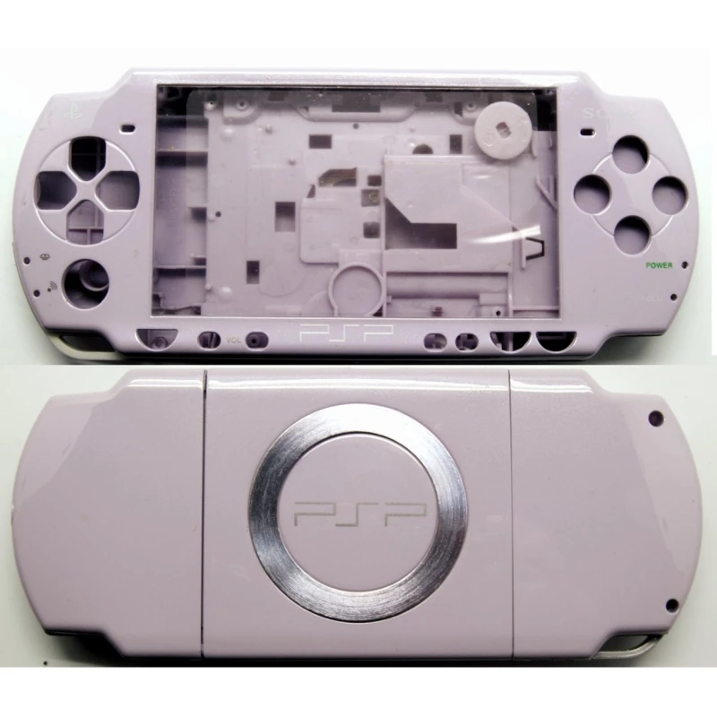 Carcaça completa PSP2000 slim violeta com botões incluídos