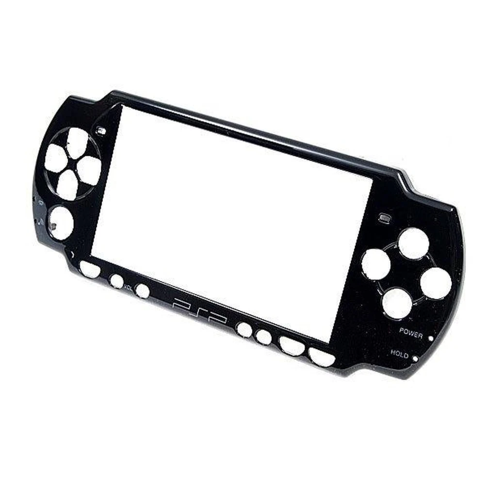 Carcaça frontal PSP2000 slim preta - peça original para reparação