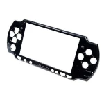 Carcaça frontal PSP2000 slim preta - peça original para reparação