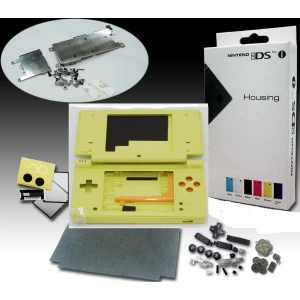 Capa para Nintendo DSi em verde com botões e parafusos incluídos
