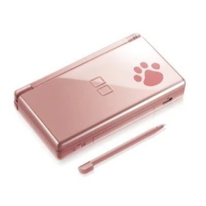Capa de substituição para Nintendo DS Lite Nintendogs em rosa metalizado
