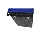 Carrinho de Oficina Profissional 3 Prateleiras com Bandejas Laterais e Ganchos para Organizar a Sua Oficina