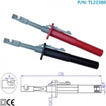 Clips isolados com gancho de fixação catIII e ligação banana TL22380 Amass