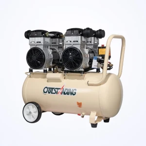 Compressor de ar silencioso sem óleo 50L OTS550W x 2-50L Outstanding
