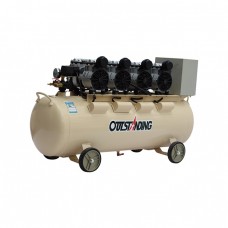 Compressor de ar silencioso sem óleo 120l Ots550w X 4-120l