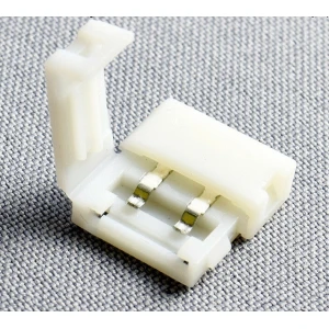 Conector LED 2 pinos 10mm 5050 para tiras LED