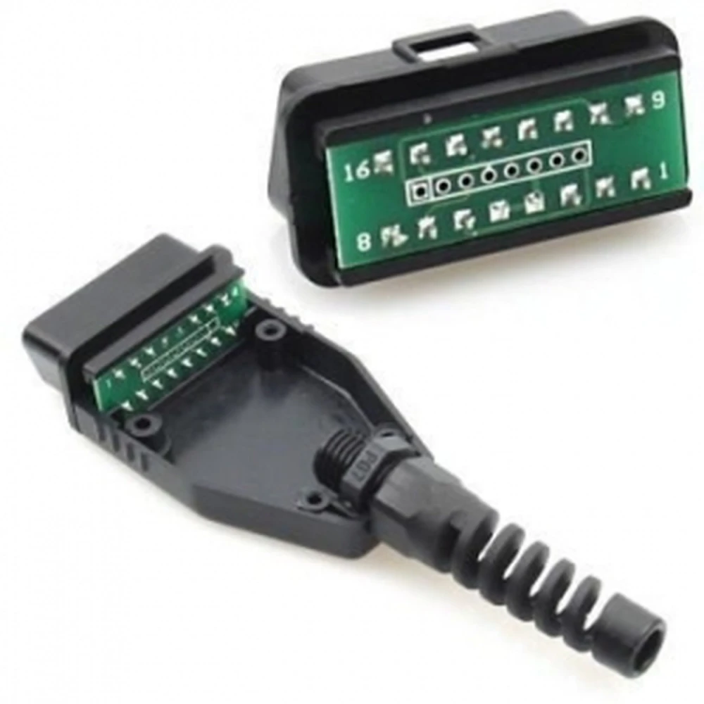Conector OBD2 Macho 16 Pin para Diagnóstico Automóvel Konnwei