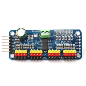 Controlador de servos 16 canais PCA9685 PWM I2C de 12 bits compatível com Arduino