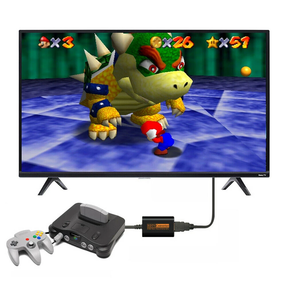 Conversor HDMI para Nintendo N64 - Adaptador para SNES, SFC e NGC