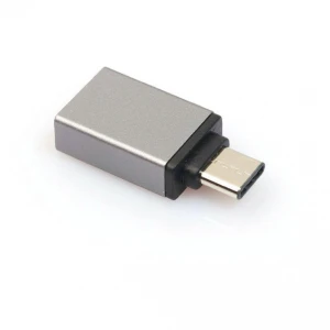 Conversor OTG USB 2.0 para USB Tipo C - adaptador reversível para telemóveis