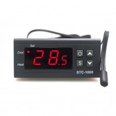 Termostato Digital 220v Stc-1000 Frio E Calor Incubadoras Aquário Com Sonda Teemperatura