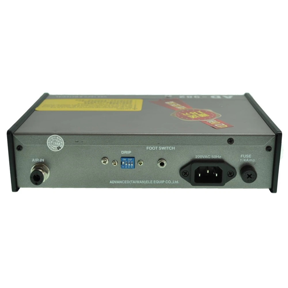 Dispensador semiautomático conectado a compresor de aire para uso