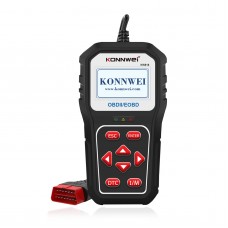 KONNWEI KW818 OBD2 Scanner: Leitor de Código OBDII 2.8" | Ferramenta de Diagnóstico Universal com Teste de Bateria para Carros desde 1996 (Protocolo OBD II)