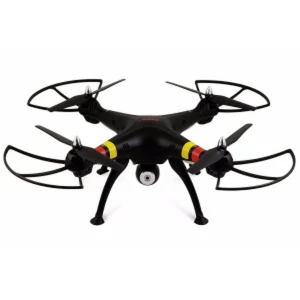 Drone Syma X8W com câmara HD e wifi - Quadcopter Preto 2.4GHz 4CH 6Axis Gyro