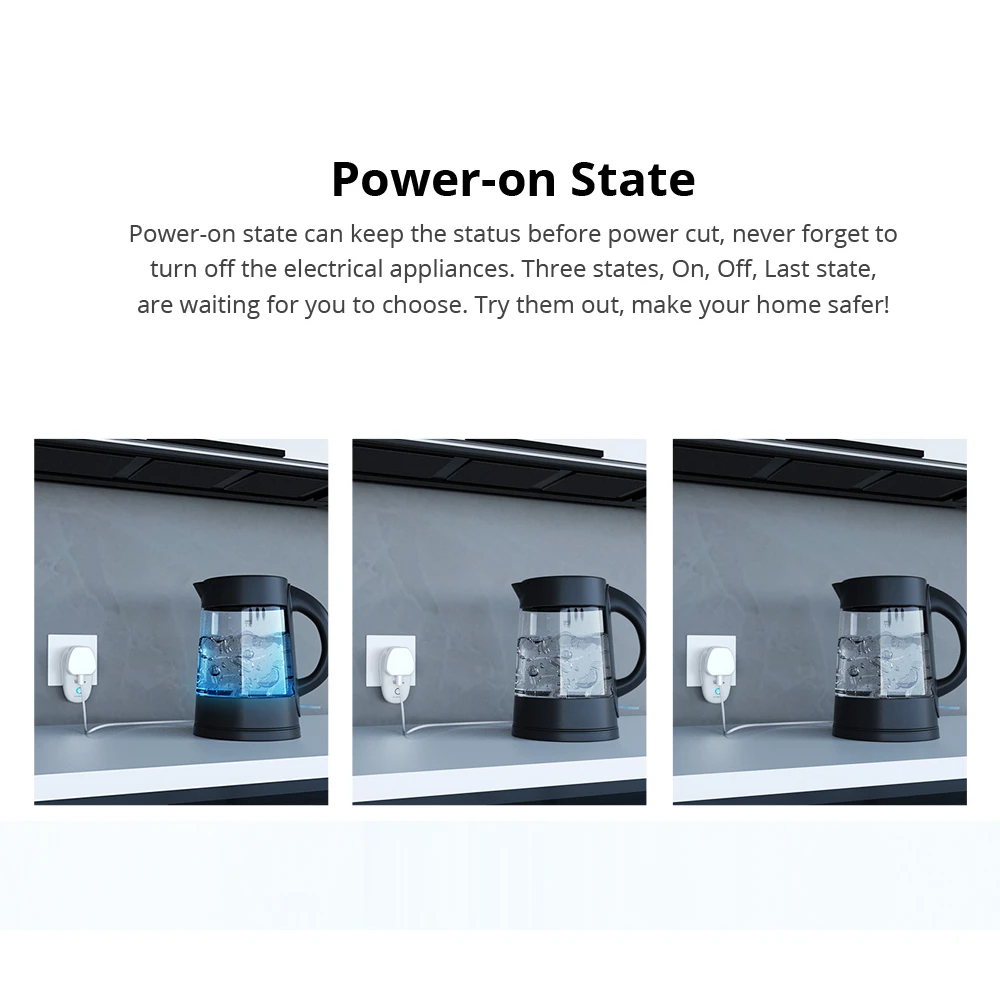 Tomada inteligente Sonoff S26 R2 - Controlo WiFi para casa EU